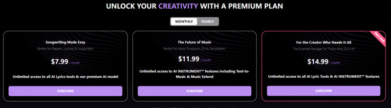 staccato pricing