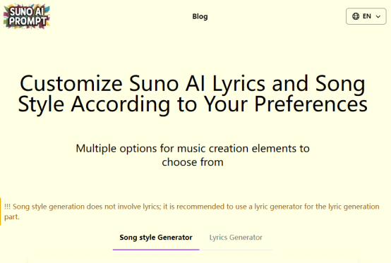 suno ai music style generator