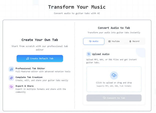 tabtify mp3 to tab
