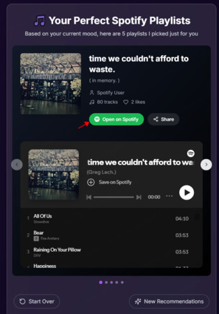 get your mood playlist