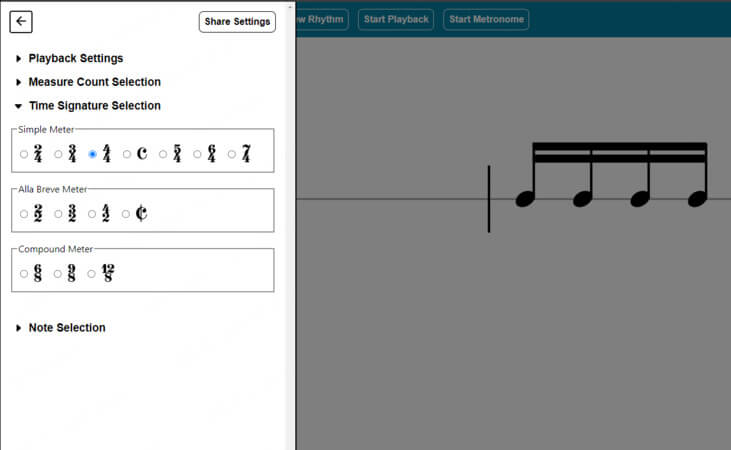 the rhythm randomizer setting