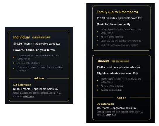 tidal pricing