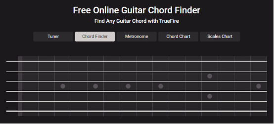 truefire find a guitar chord