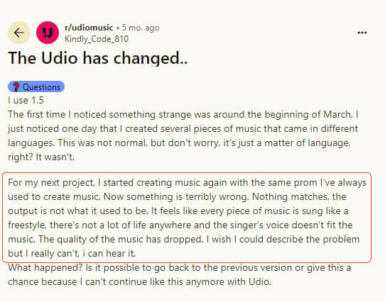 udio review