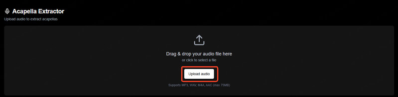 upload audio