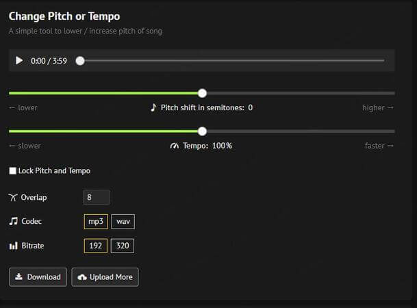 use xminus pro song pitch changer