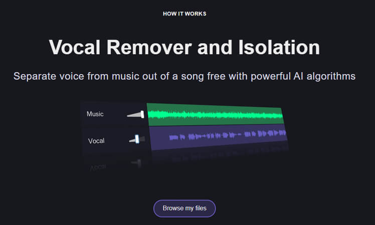 vocalremover org remove music from background