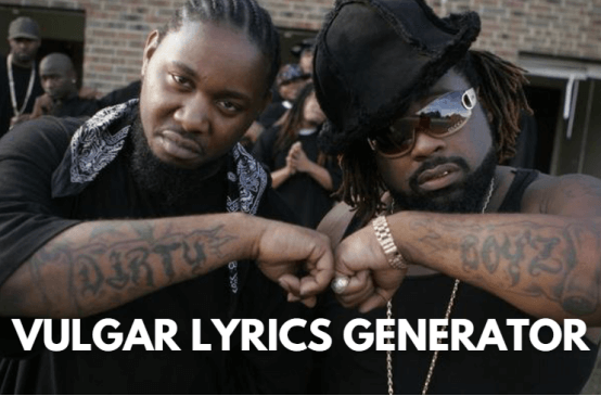 vulgar lyrics generator