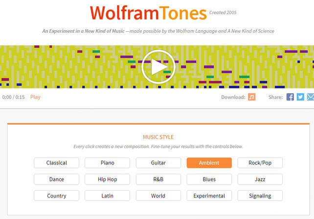 wolframtones music notes generator