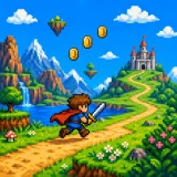 A playful 8-bit track with bright chiptune melodies and the energy of a classic arcade adventure.