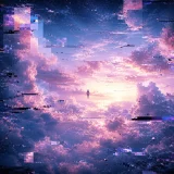 Dreamy melodies collide with rapid breakbeats and glitchy percussion in an emotional breakcore track.