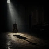 A tense cinematic orchestra with pulsing strings, ominous brass, and a steadily rising sense of suspense.