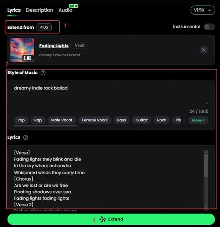 how to use extend