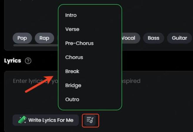 verse tags