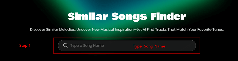 Step 1: Enter the Song Name