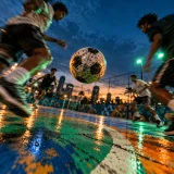 A kinetic Brazilian phonk groove with rolling bass, whistle accents, and a crowd-ready response shaped for football highlights.