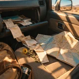 A warm acoustic road song about wrong turns, small souvenirs, and realizing that home can travel beside you.