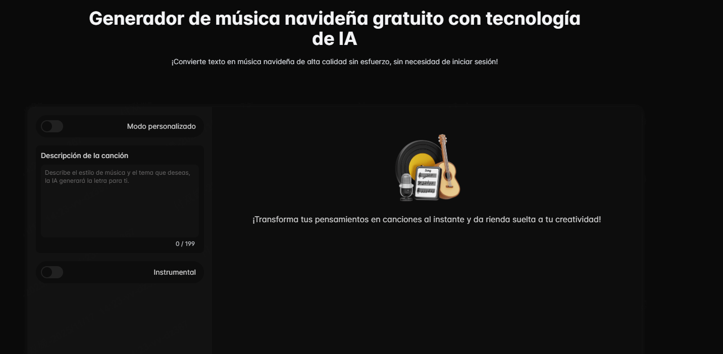 crear música navideña