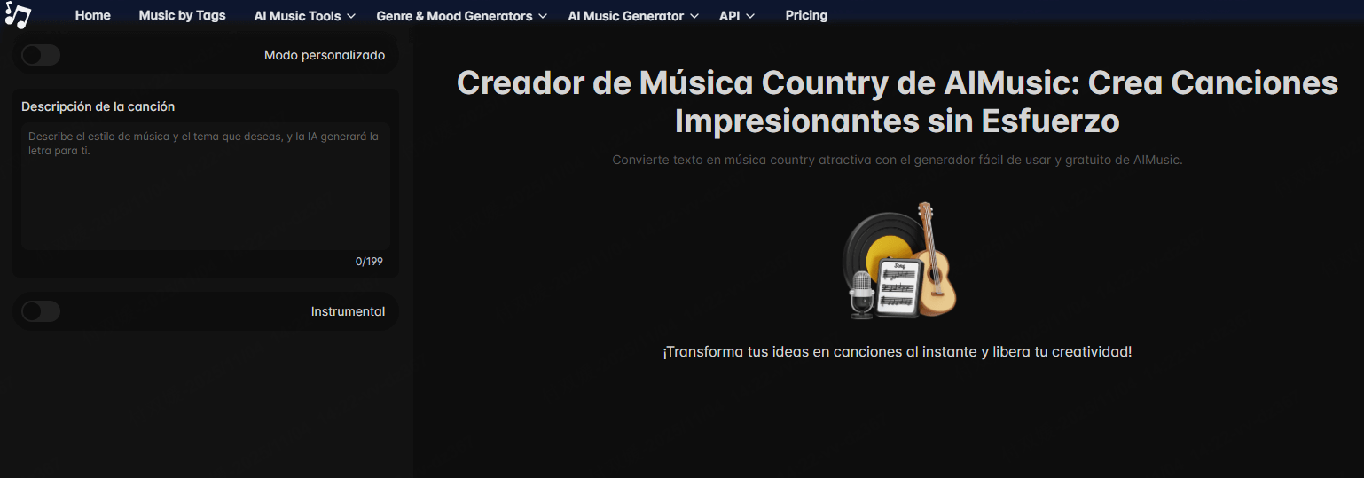 generador de música country 