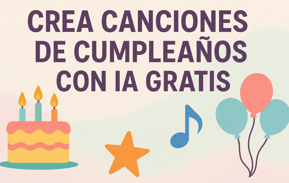 crear canciones de cumpleaños