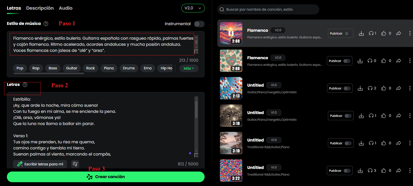 Cómo crear música flamenco