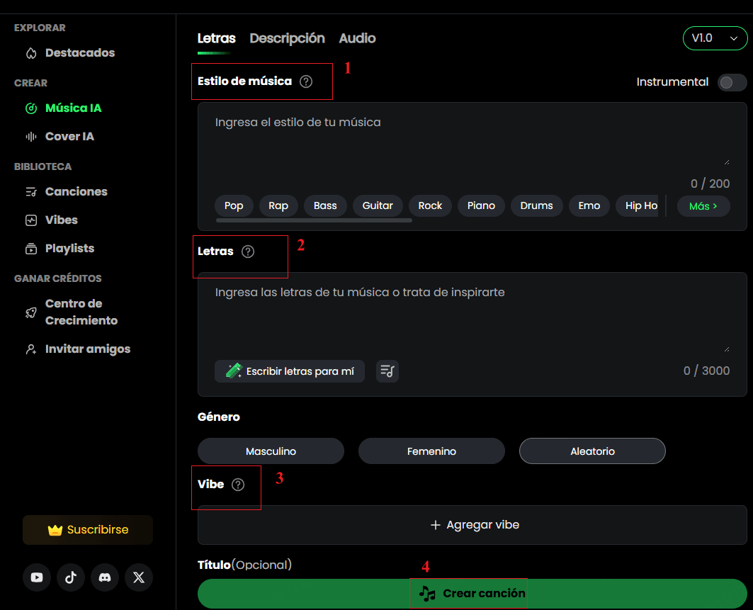 Cómo crear música de NSFW
