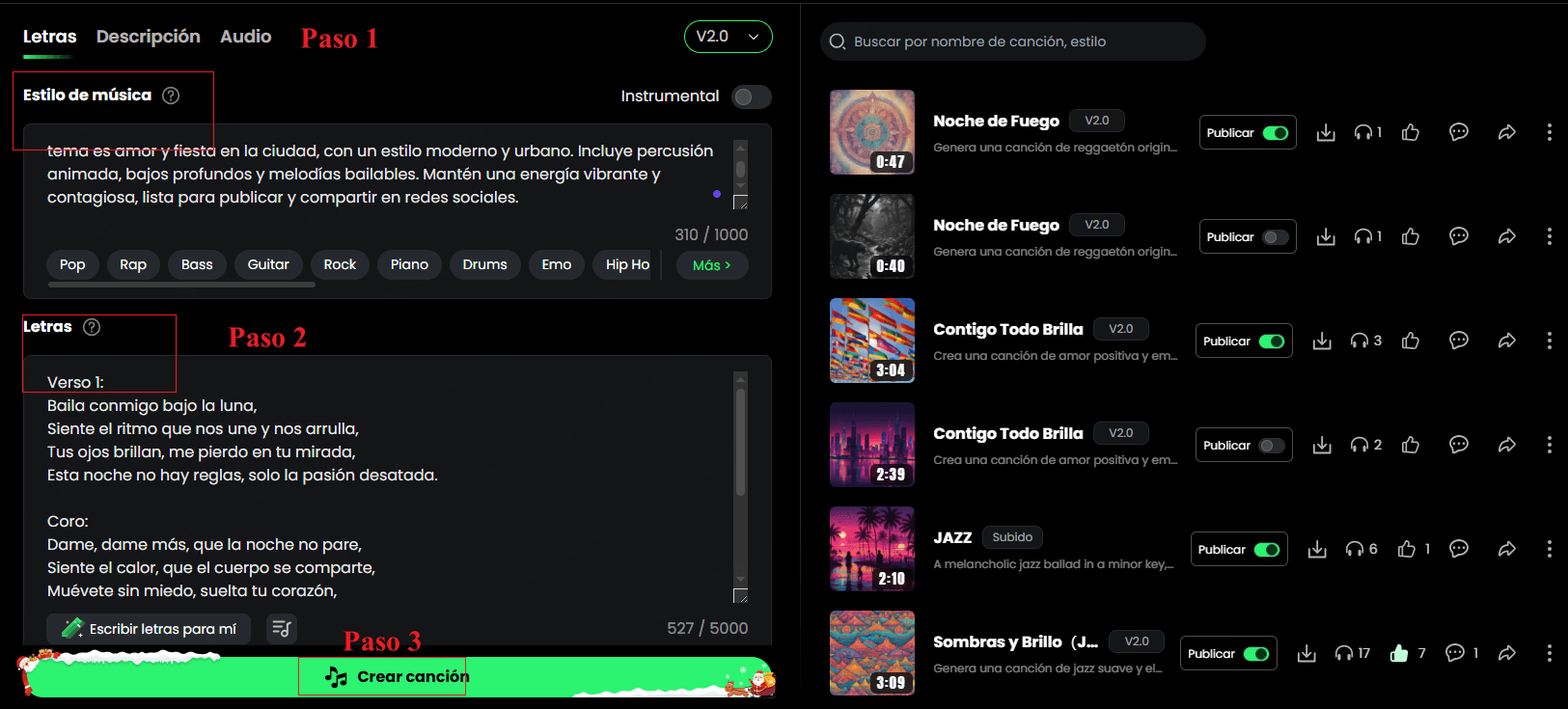 crear una canción de reggaetón