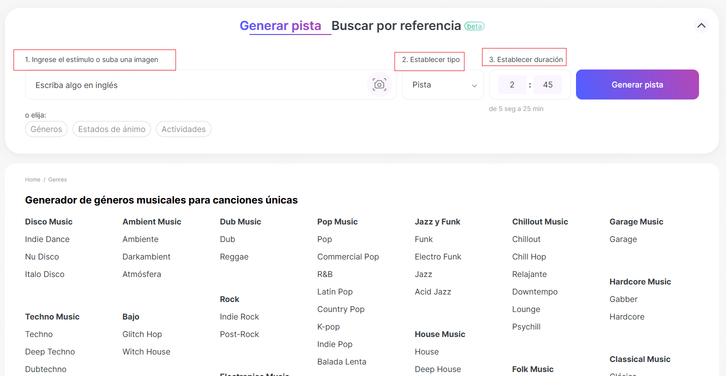 Cómo crear música con Mubert AI
