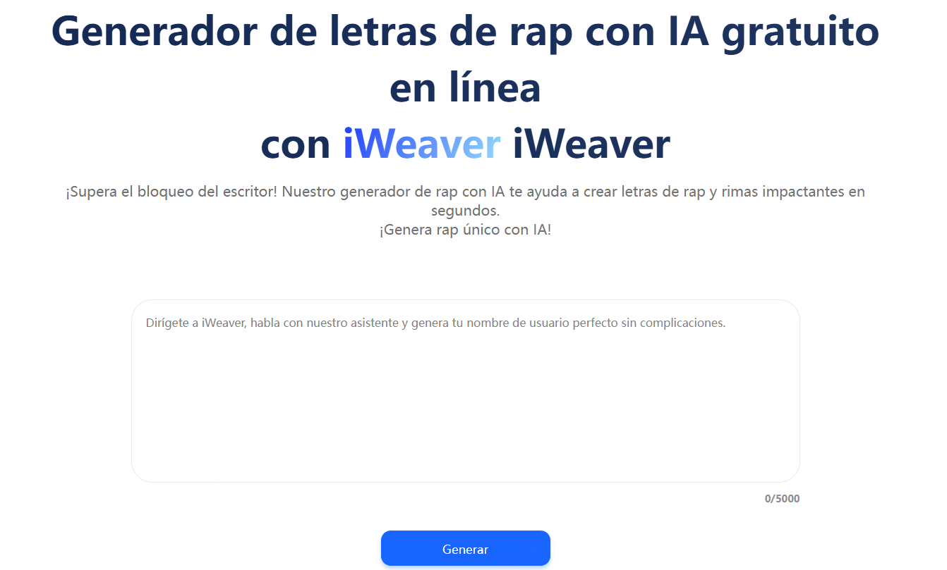 generador de rap con IA
