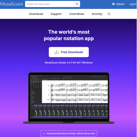 audio a partitura con musescore