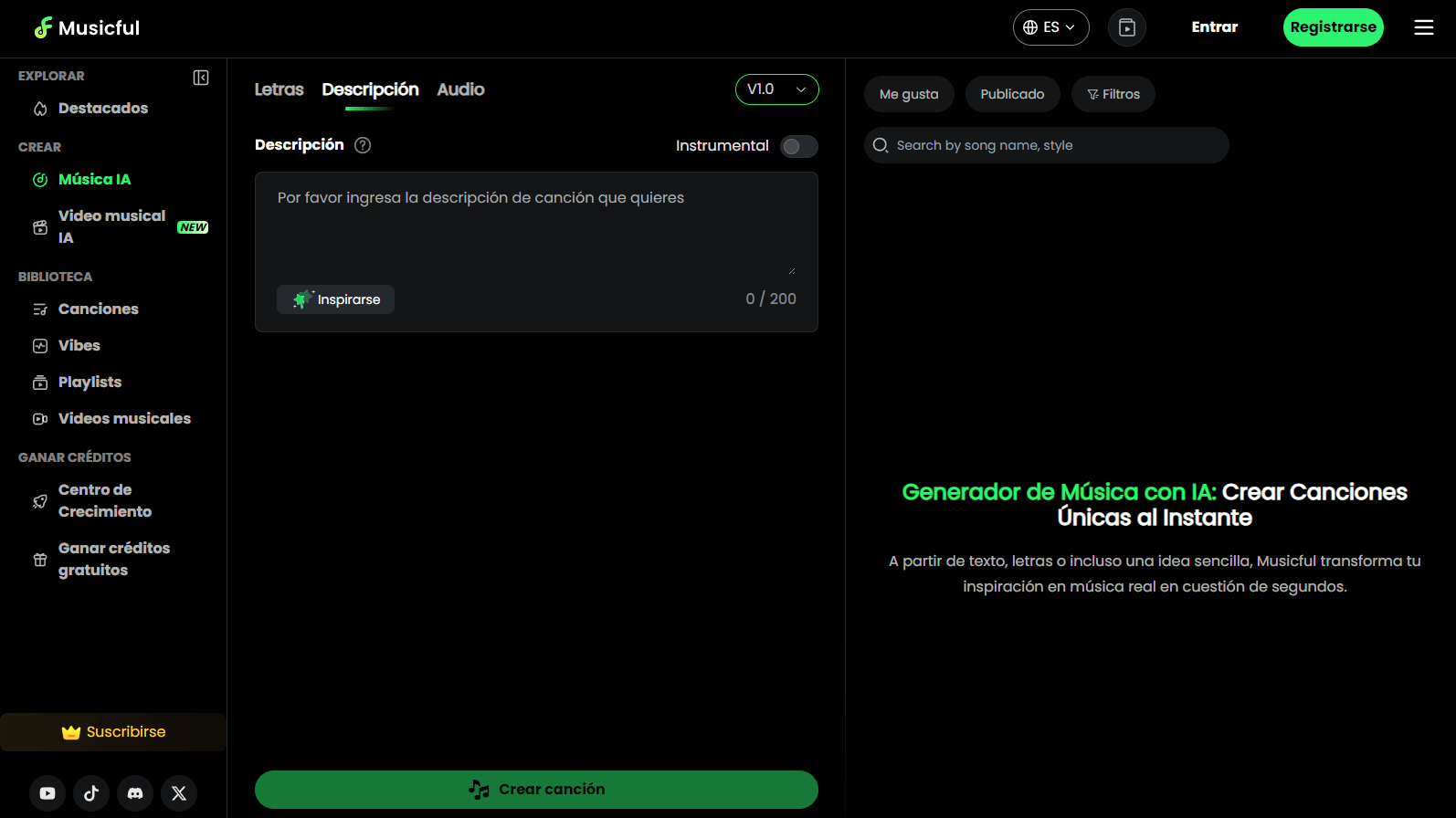descripción a música ambiental