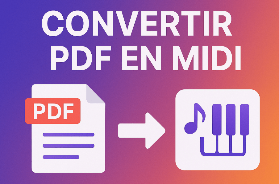 convertir pdf en midi