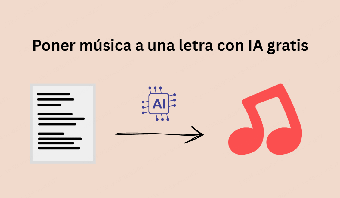 poner música a una letra con ia gratis