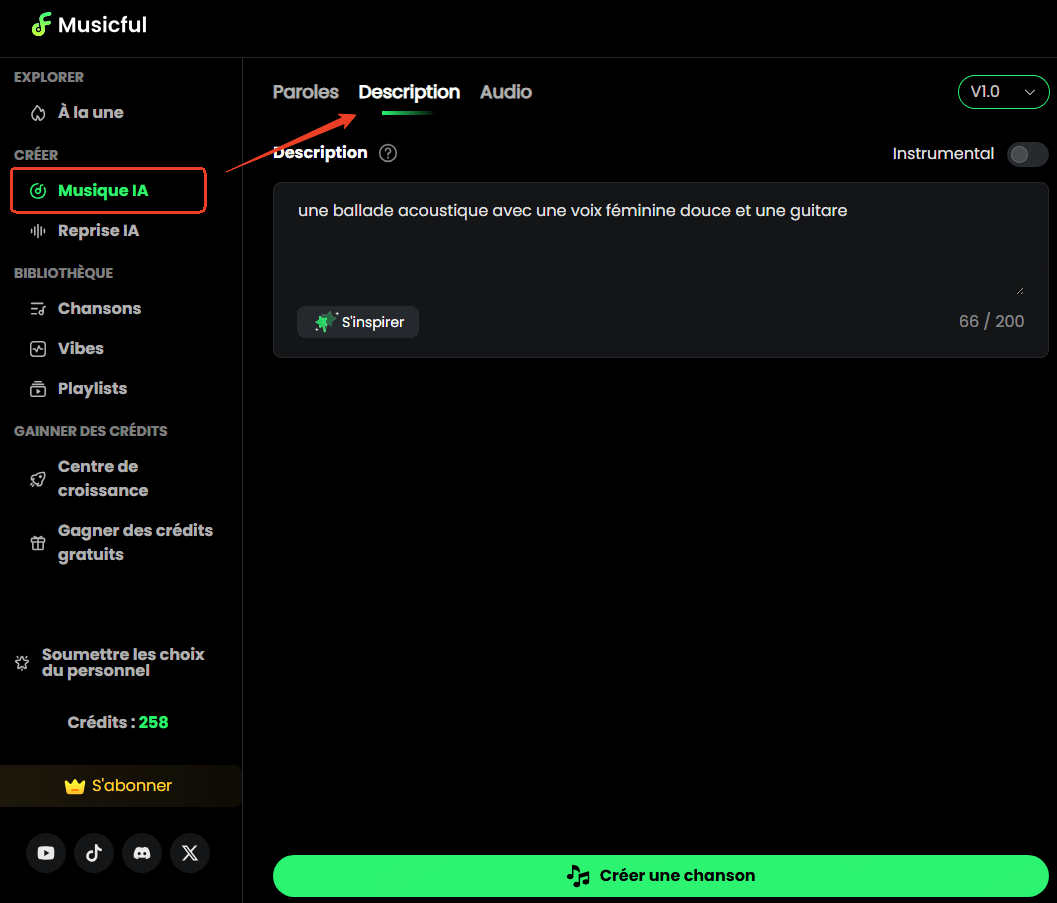 Musicful mode Description