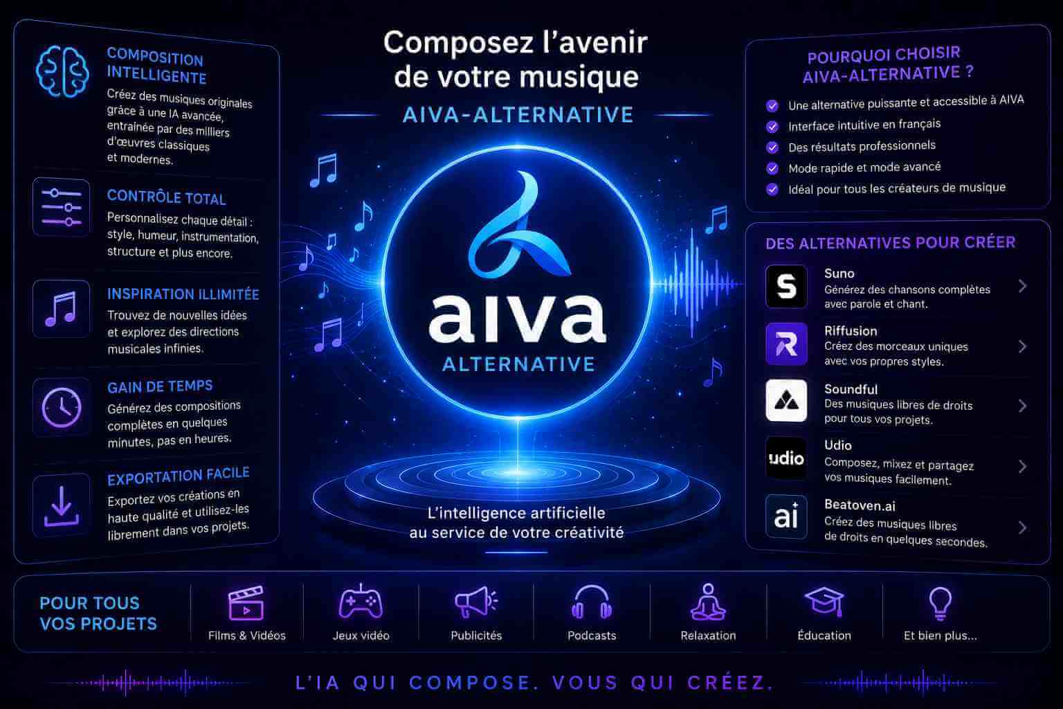 Alternatives à AIVA