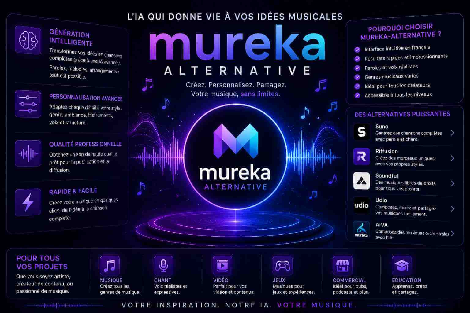 Alternatives à Mureka