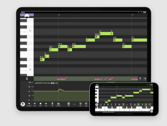 Mobile VOCALOID Editor