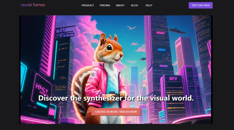 neural frames AI音楽ビデオ生成ツール