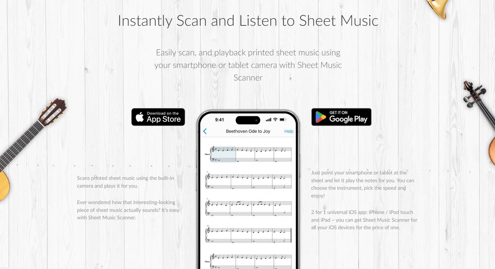 Sheet Music Scanner