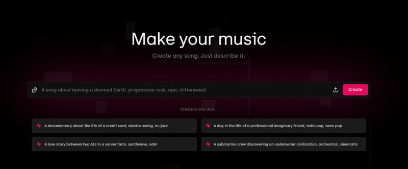 音楽生成AIUdioの特徴