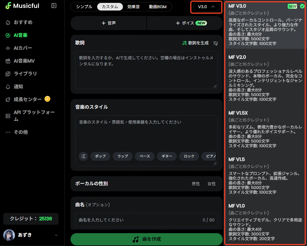 MFモデル
