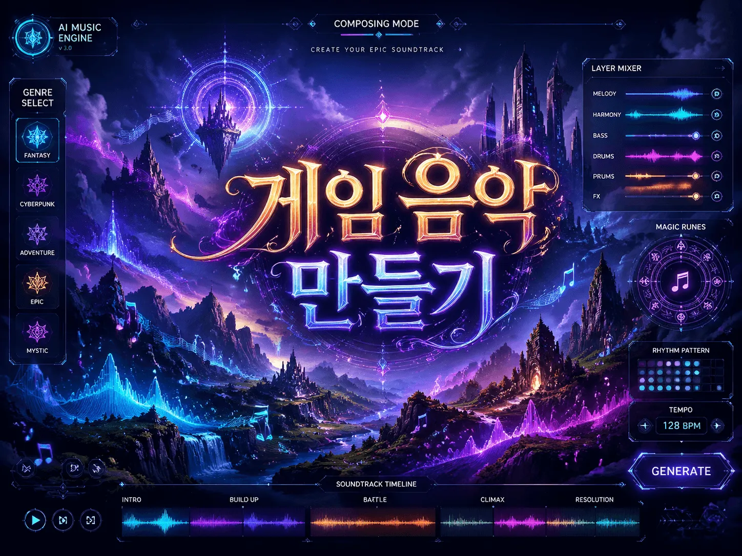 게임 음악 만들기