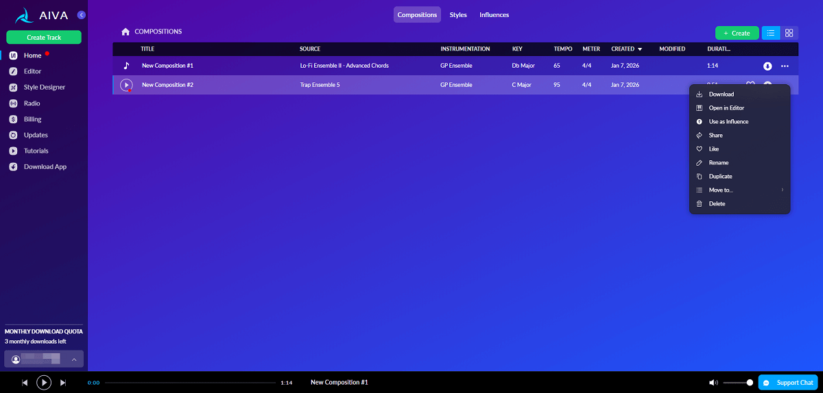AI 音樂生成免費下載