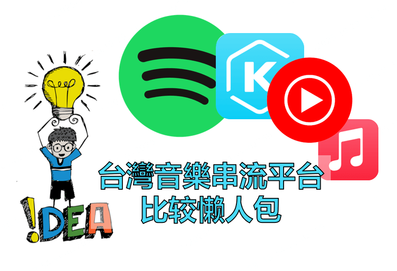 台灣音樂串流平台比較
