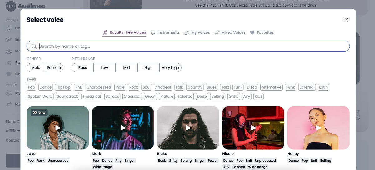 用自己的聲音去製作 AI 唱歌免費
